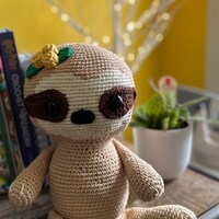 E-book Crochet Pattern Amigurumi Sloth Juliet PDF english - Etsy UK