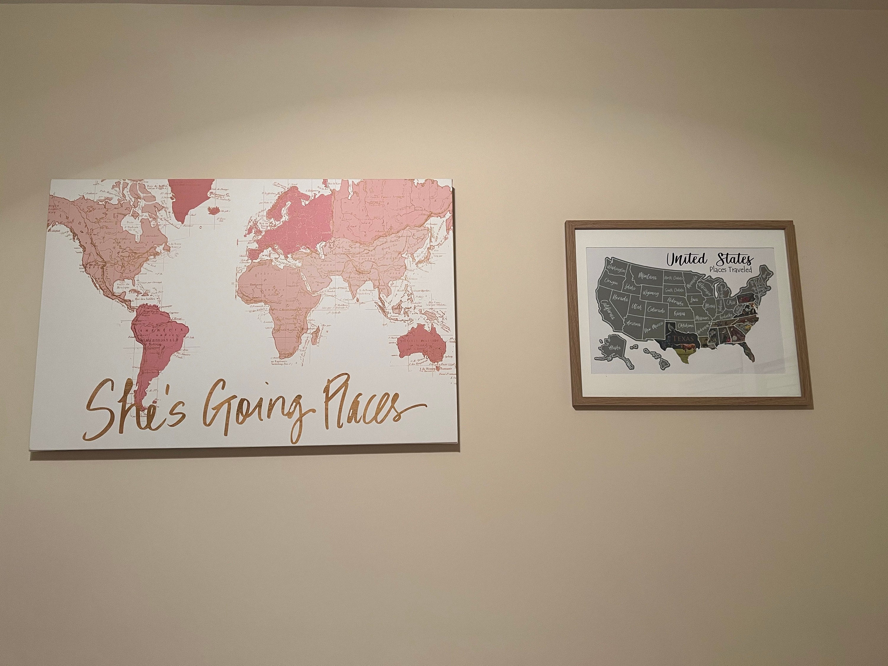 USA Scratch Off Map; State Symbols map; United States Poster; Educational travel scratch off poster; Places Traveled Map; Scratch off poster