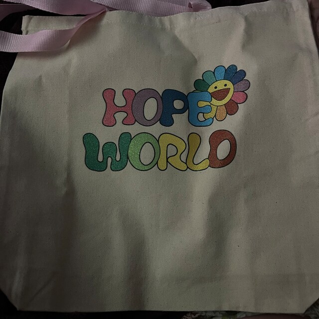 Hope World Tote Bag | Removable Beaded Chain BTS J-hope Hobi