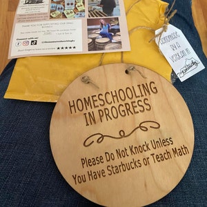 CUSTOMIZABLE Homeschool Distance Learning Front Porch Sign - Etsy
