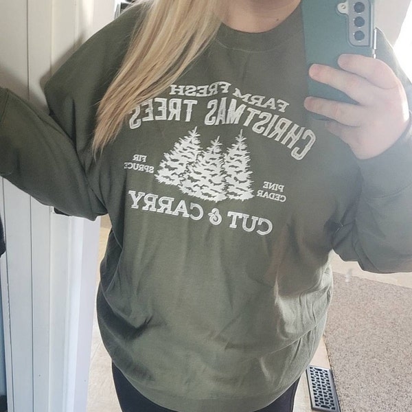 FARM FRESH CHRISTMAS GRAPHIC SWEATSHIRT main image 1