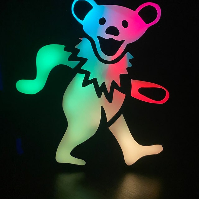 Grateful Dead - Dancing Bear LED Light - Etsy