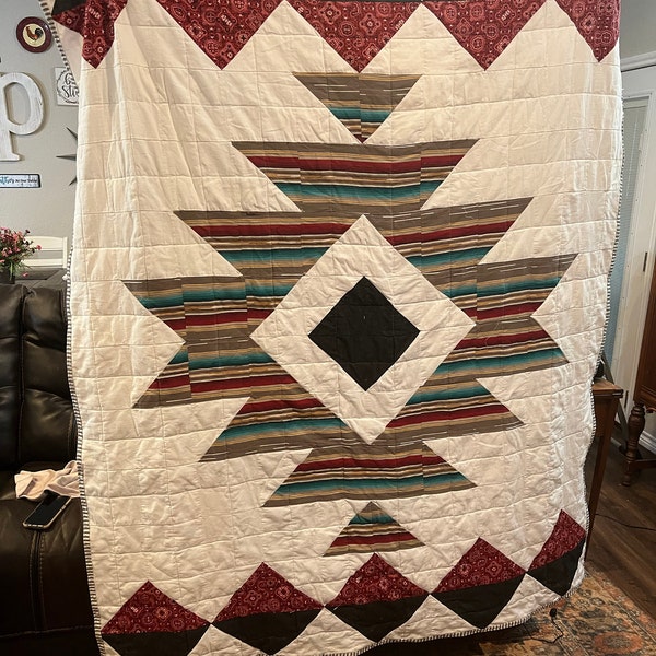 Heirloom Aztec Quilt - PATTERN - Etsy