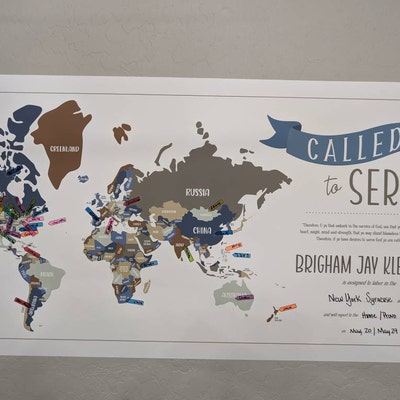 Missionary Gift Idea, Printable Missionary Gift Tag, on A Roll ...