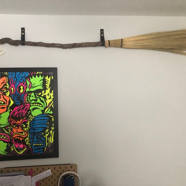 Leather Hanging Oar Wall Decor Horizontal Boat Paddle Display Strap ...