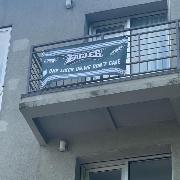 Bandiera Americana Da Muro Bandiera Philadelphia Eagles NFL 3x5 Piedi - Striscione Ufficiale Per Tifosi, Giocatore Russell Wilson Bandiera Americana - Foto 12