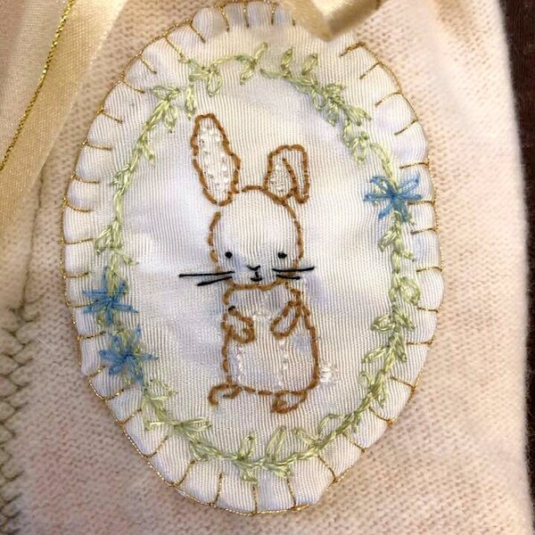 Little Bunny, Hand Embroidery PDF Pattern - Instant Digital Download ...