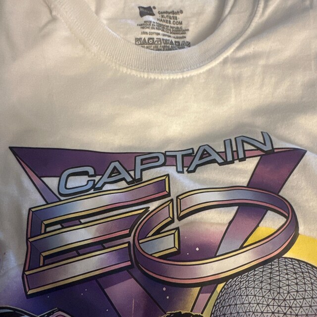 Captain EO Journey Into Imagination T-shirt, Retro EPCOT Center