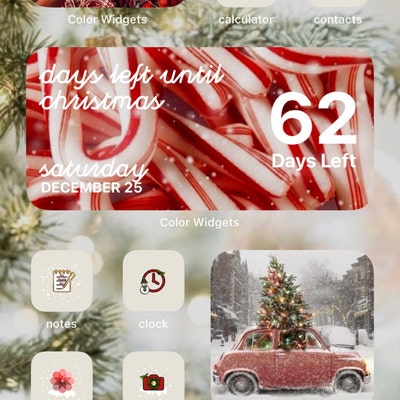HAND-MADE CHRISTMAS App Icons Festive Season Personalized Homescreen ...
