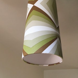 Retro Lampshade Original 70s Wallpaper Geometric Retro - Etsy UK
