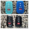 Keyless Entry Key Fob Rubber Remote Cover Fits Toyota Tacoma Tundra ...