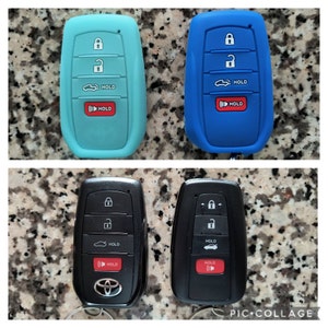 Keyless Entry Key Fob Rubber Remote Cover Fits Toyota Tacoma Tundra ...