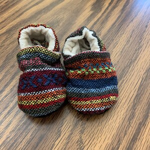 Boho Baby Shoes Ethnic Tribal Aztec Hippie Crib Booties - Etsy