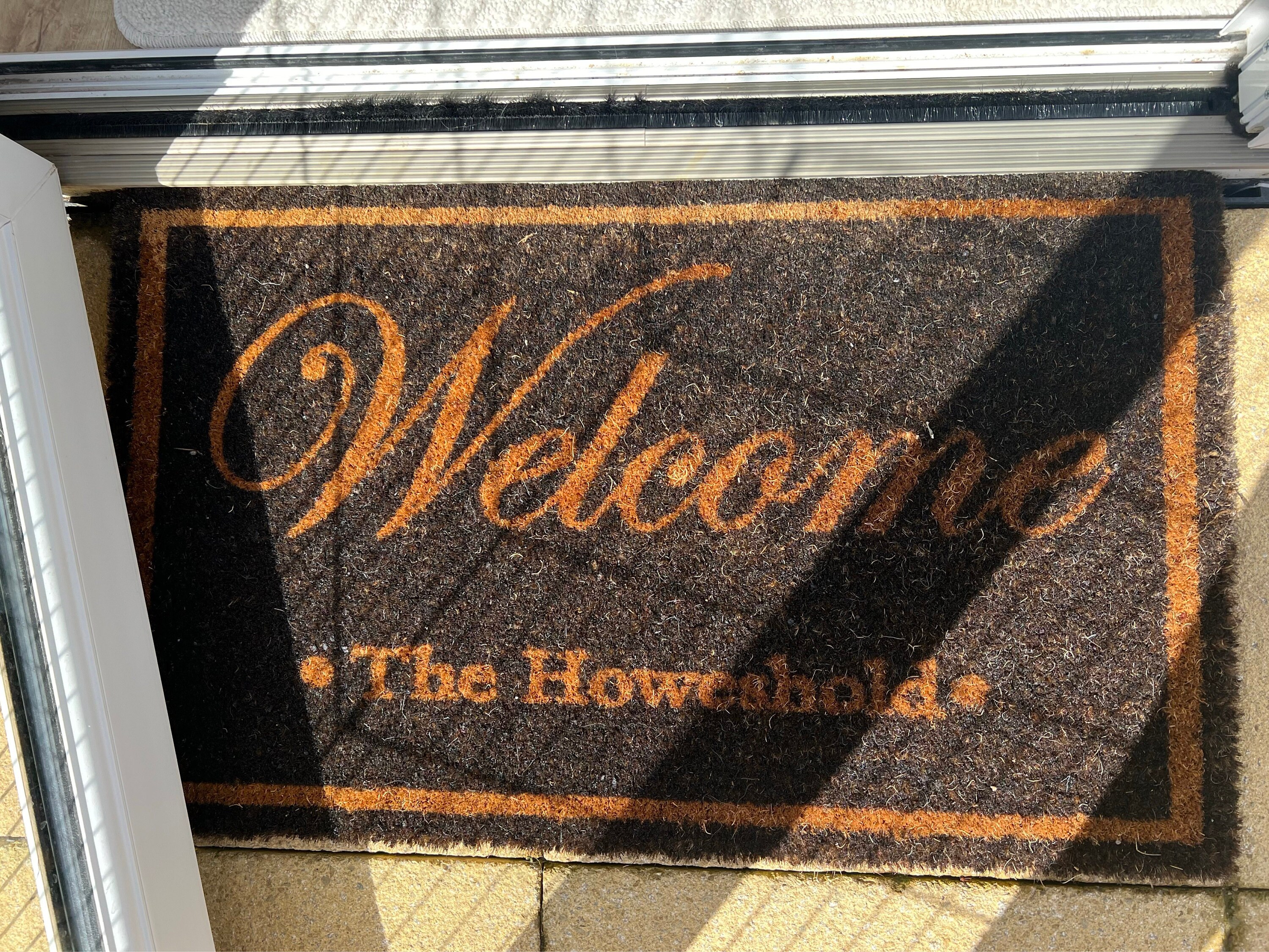 Custom Doormat with Welcome and name | Coir Door mat | Personalised Welcome Rug | Front door Mat
