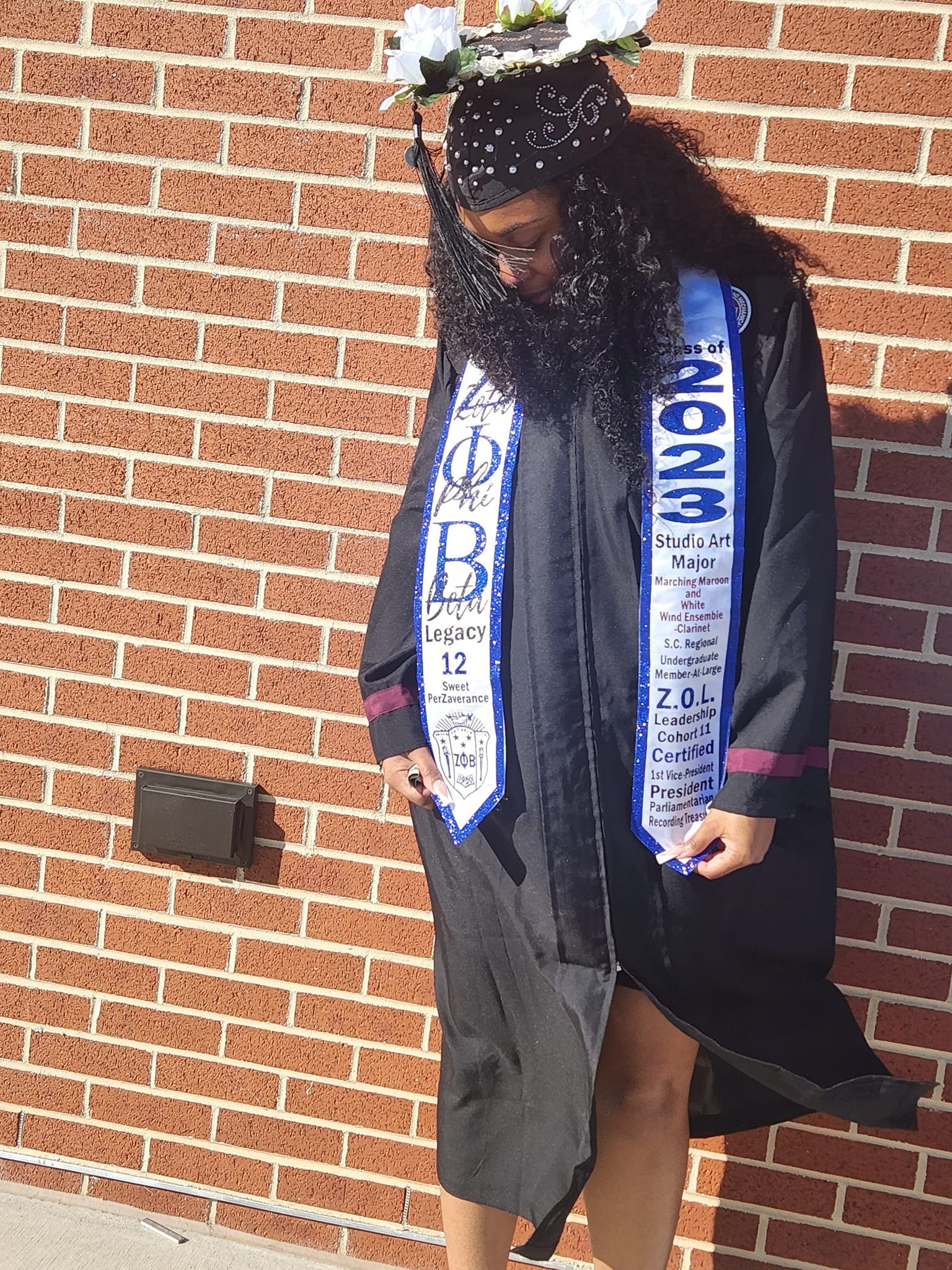 Sorority Graduation Stole | Custom Graduation Stole| Greek Graduation Stole | Pre-Designed Stole | Class of 2025 Stole| Class of 2025 Stole