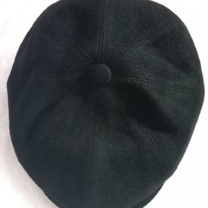 Dark Burgundy Wool 8 Panel Peaky Blinders Hat, Baker Boy Hat, Irish ...