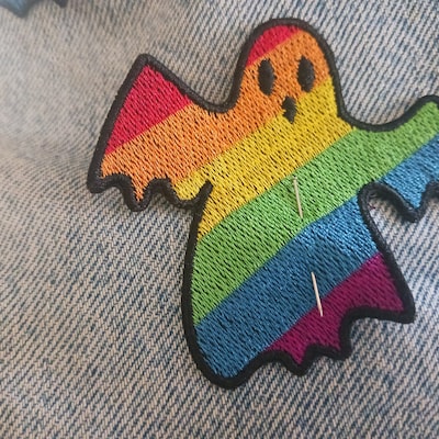 They/them Causing May/hem Pronoun Patch, Non-binary Personal Pronouns ...