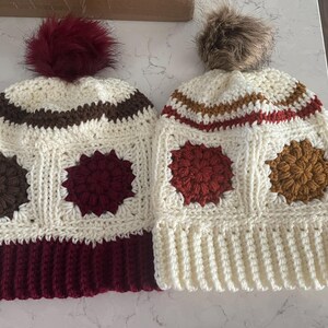 [ LMC]★25SS★韓国人気★CROCHET SQUARE BEANIE Crochet Beanie PATTERN - Crisscross Slouchy Beanie - Crochet