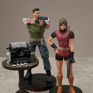 バイオハザード対応 1/6スケール タイプライター、テーブル、キー