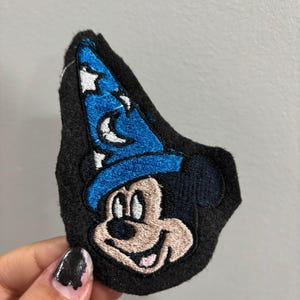 Fantasia Sorcerer Mickey Mouse Wizard Hat Digital Embroidery