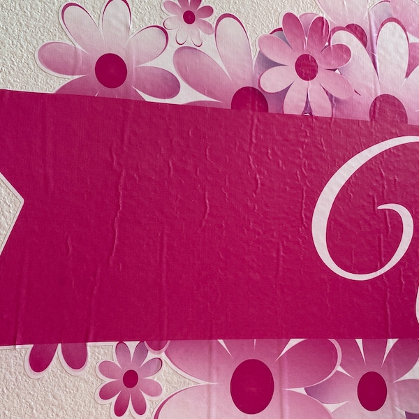 Custom Name Decal Girls Room Decor - Personalized Sticker Nursery Wall ...