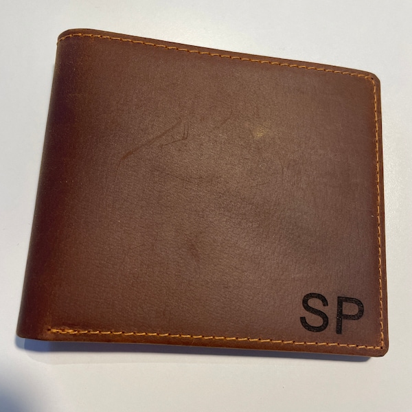 Personalized Men's Leather Wallet - Custom Engraved,personalized ...
