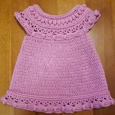 Crochet PATTERN Magnolia Dress Pattern N 429 Size 0-3 Months - Etsy