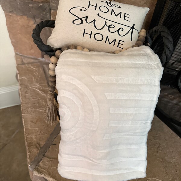 Small/ Mini Decorative Accent Pillow. welcome to Our Home Mini Pillow ...