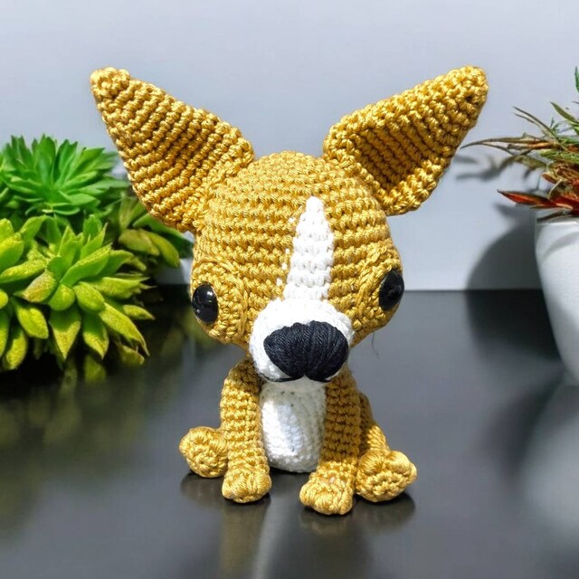 チワワのあみぐるみ　222 ダウンロード商品】チワワのあみぐるみ編み図 | Chihuahua