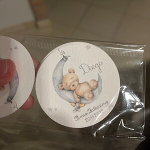 Etichette Rettangolari Impermeabili Con Nome / Etichette - Foto 6