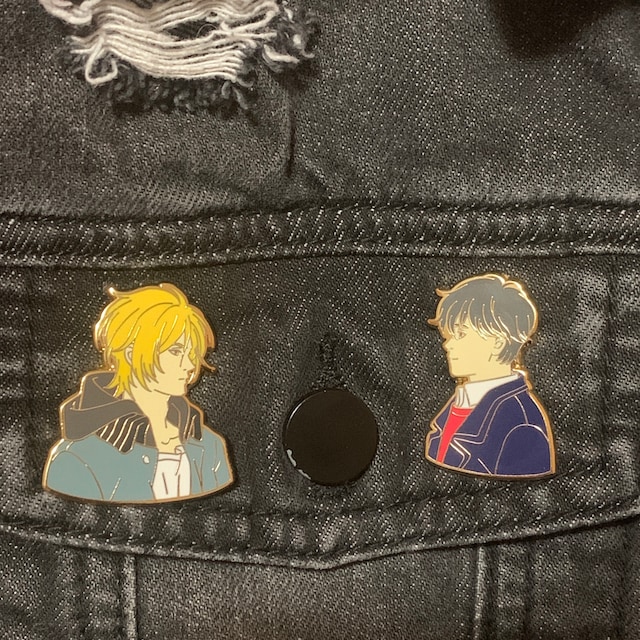 Ash Lynx Jean Jacket Banana Fish Eiji Okumura Hard Enamel Pin