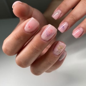 Adesivi Per Nail Art, Decalcomanie, Trasferimenti, Effetto Primavera - Foto 13