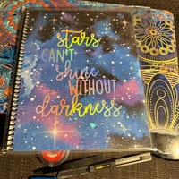 Foiled Night Sky Sticker Kit for the Mini Happy Planner - Etsy