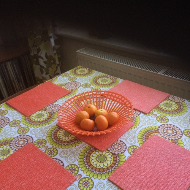 1970s vintage Plastic fruit bowl