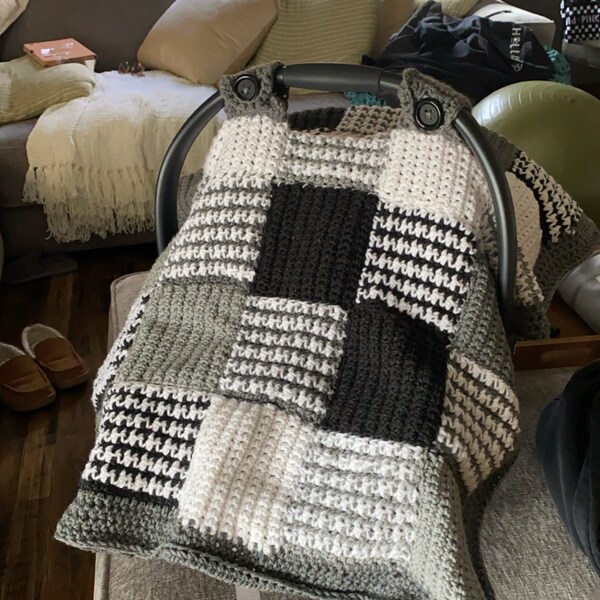 Crochet Reindeer Candy Cane Holder. Free Shipping in the United States