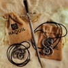 HAQUIL Viking Wolf Tooth Necklace - Stainless Steel Pendant With Box Chain For Men