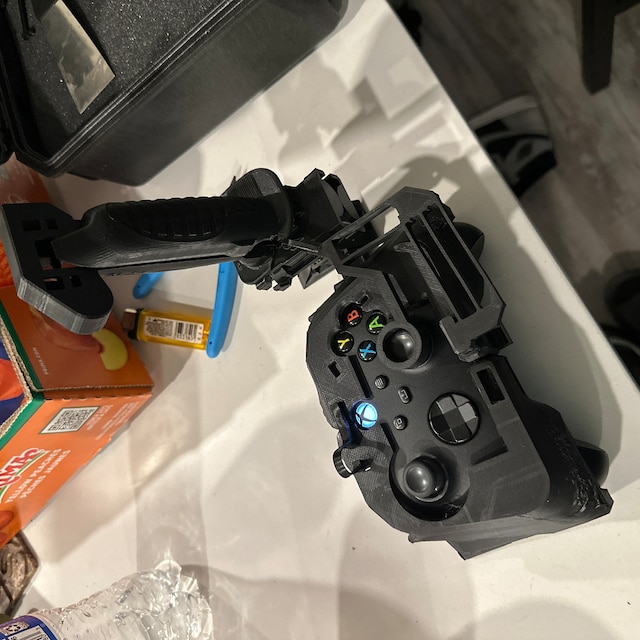 3D Printable Playstation Dualshock HOTAS With Dual (Instant