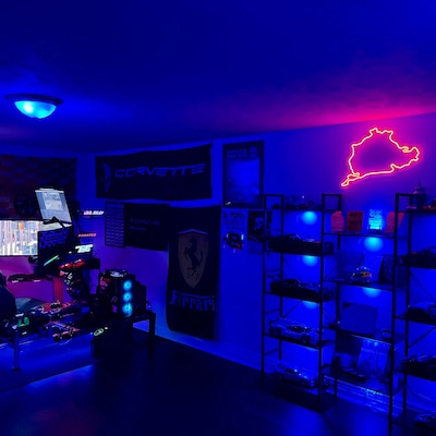 Color Changing Wall Led Light Blocks double Control Volume Triangle ...