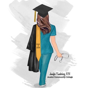 Nurse Graduation Yard Sign Template, Nursing Graduation Poster, Nurse ...