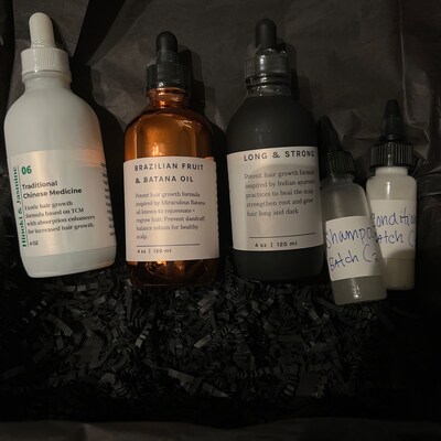 INDIAN Hair Growth Oil Thicker Darker Longer Hair balances Fights Dry