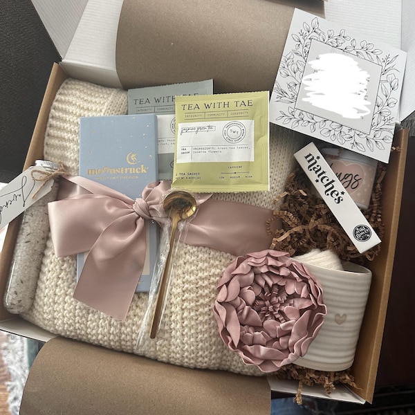 Fall Gift Box for Women, Hug in A Box, Self Care Package, Fall Gift ...