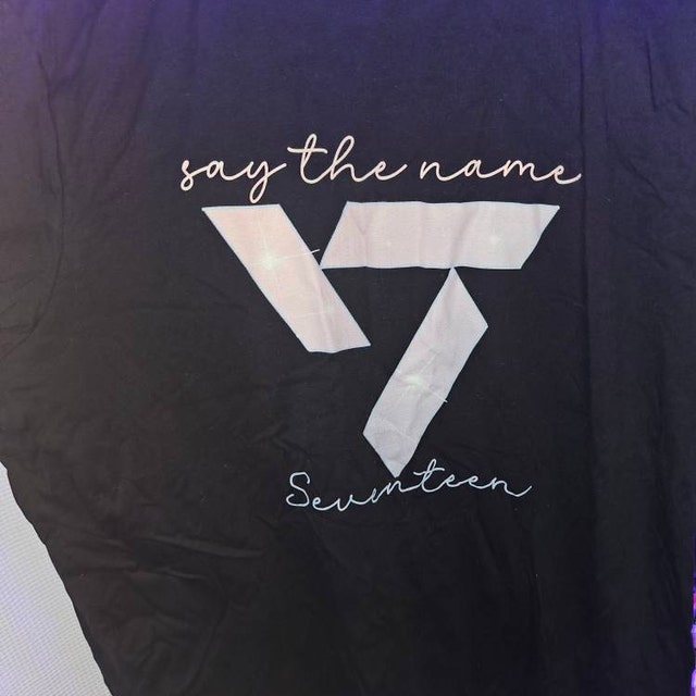 Seventeen Logo Shirt, SVT Fan Shirt, Say the Name Merch