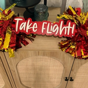 Custom Cheer Stick  -Game Day Signs - Pom Pom Sign - Custom Acrylic Cheer Stick - Personalized Name Cheer Sign - Sport Mom Sign - Pom Poms
