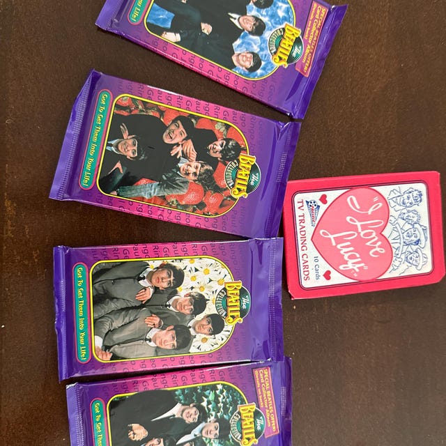 4 Beatles Collection Trading Card Packs by River Group 1993