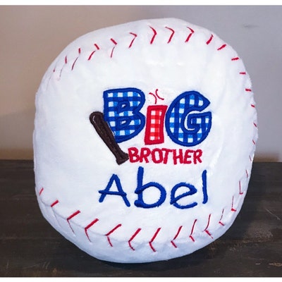 Big Brother Baseball Machine Embroidery Design - Etsy