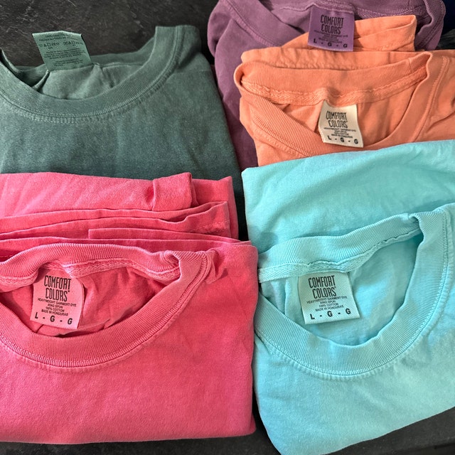 Blank Comfort Color Tshirt Comfort Colors Shirt Blank Color Washed Shirts Blank Comfort Color Comfort Colors Vintage Washed Shirt C1717 Etsy