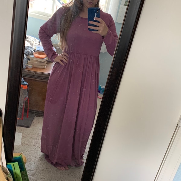 Princess Abaya Dress Rose Gold