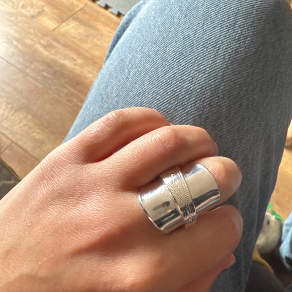Spoon Ring Sterling Silver, Hand Made All Shapes and Sizes Made for You ...