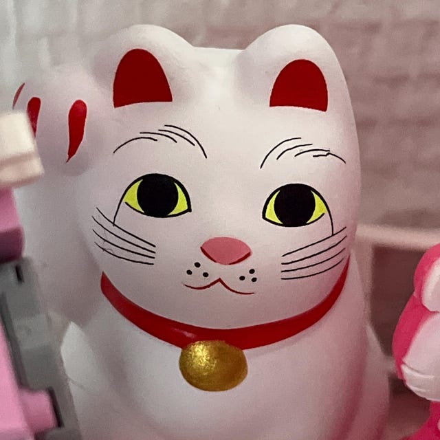 招き猫 招き猫 豪徳寺 サイズ #2、高さ 2.5 インチ - Etsy 日本