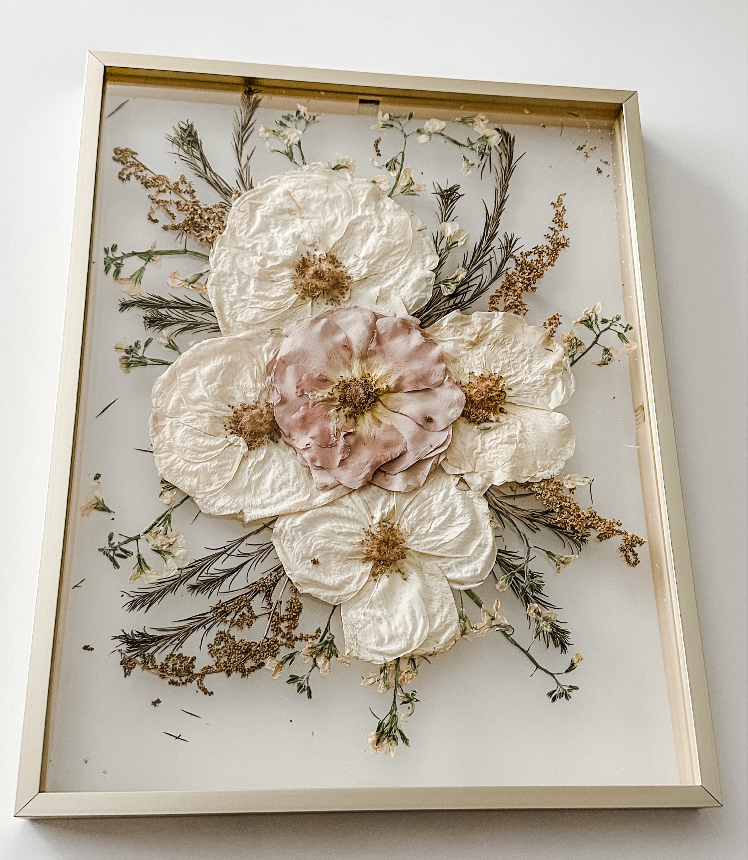 Preserved flowers from Nayeli's etsy review